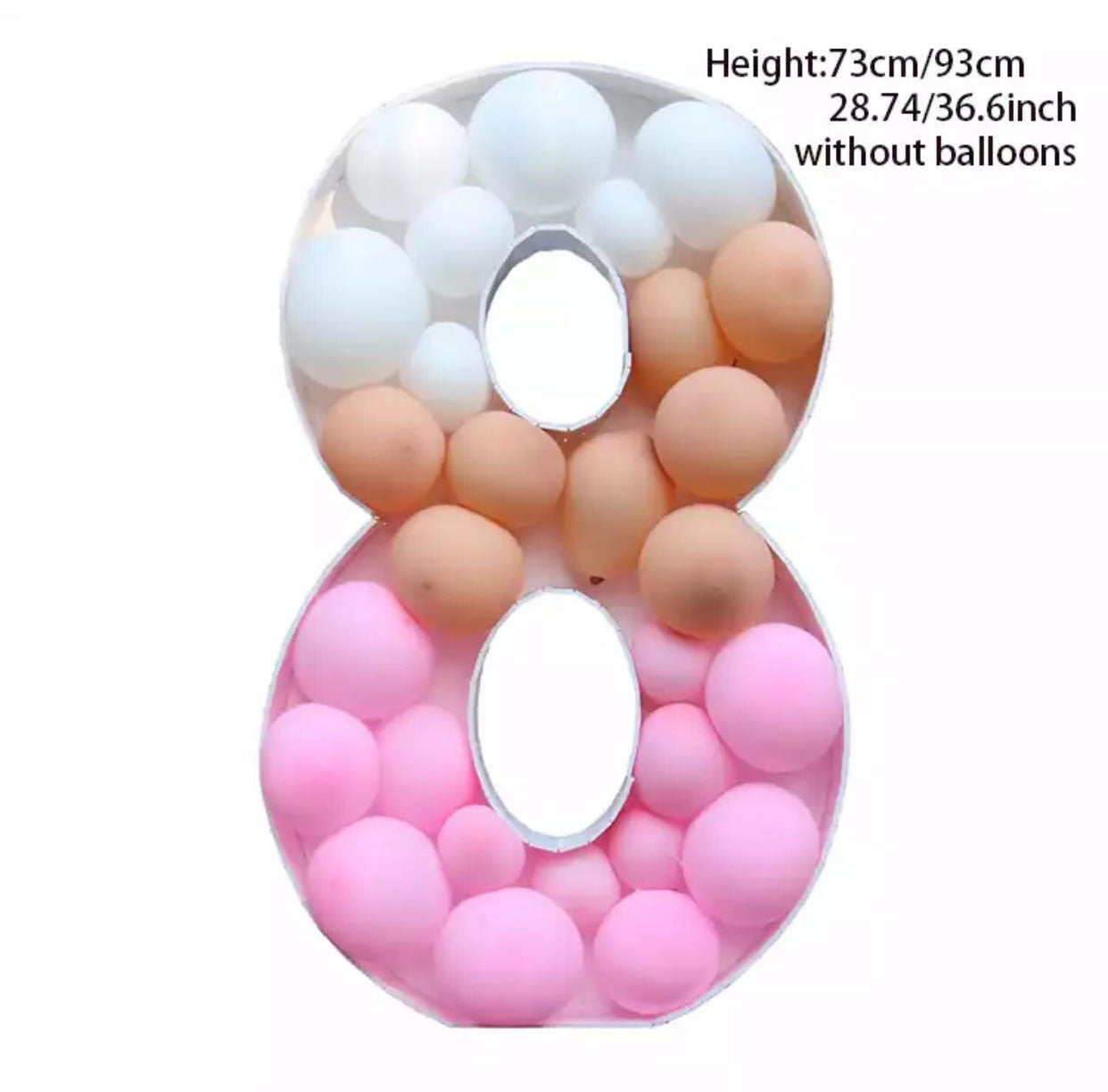 Number Balloon Mosaic
