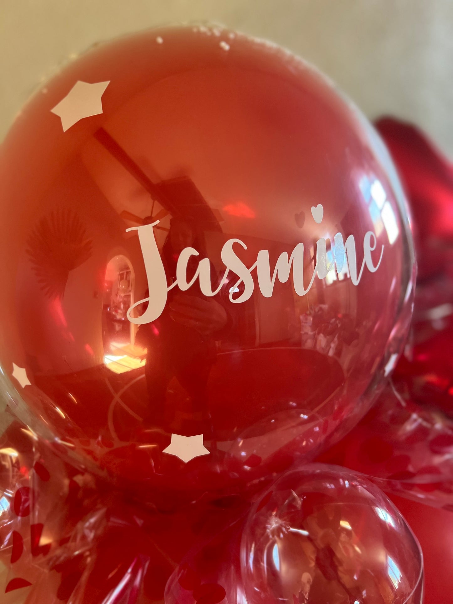 Red Bobo Bouquet Personalized