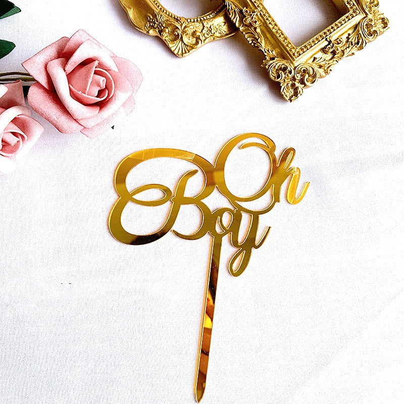 Acrylic Cake Decoration