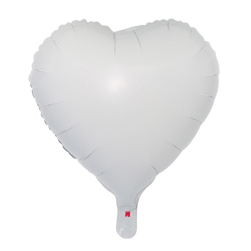 Mylar Dove Balloons, White Hearts, White Stars