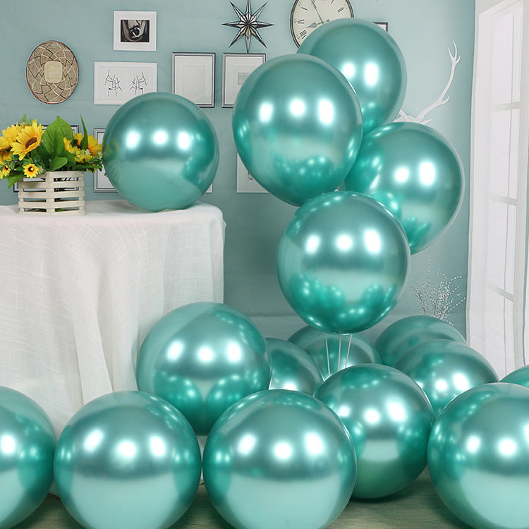 Metallic Chrome Colored Balloons