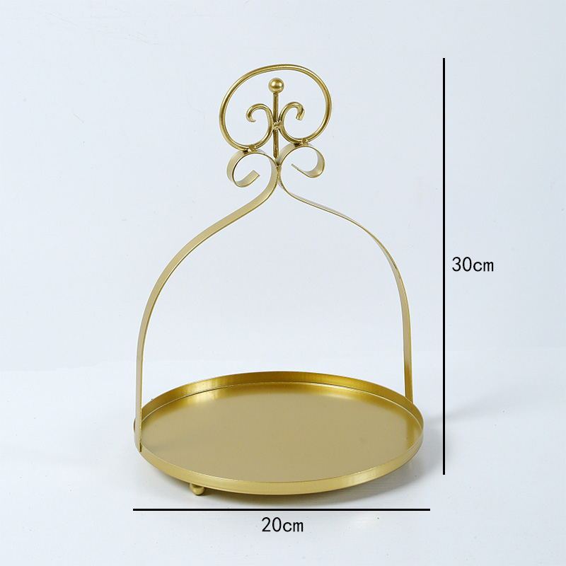 Wrought Iron Cake Stand or Dessert Tray Display