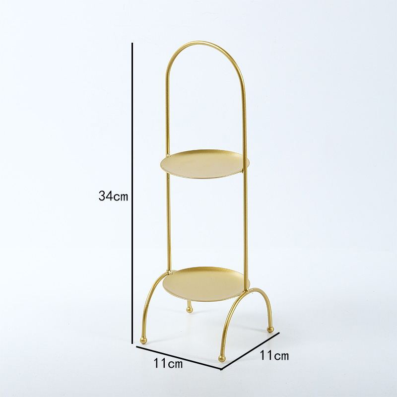 Wrought Iron Cake Stand or Dessert Tray Display