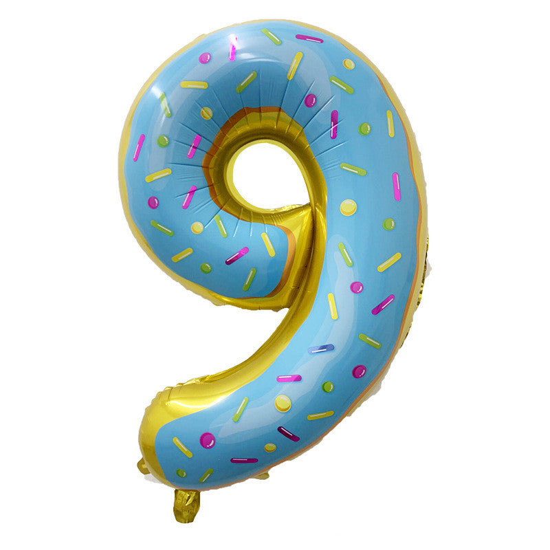 32inch Ice Cream Shop Number Balloon