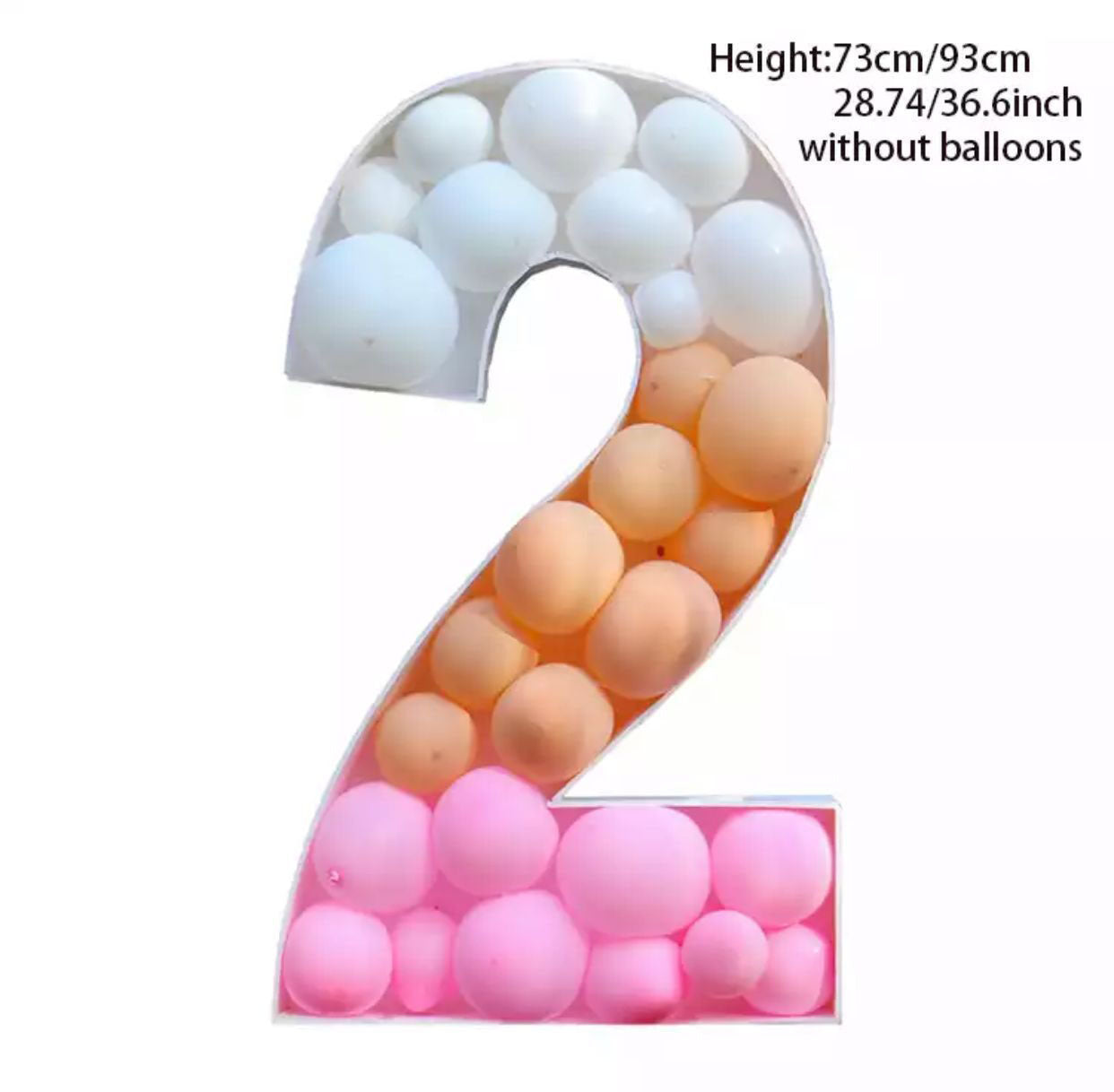 Number Balloon Mosaic