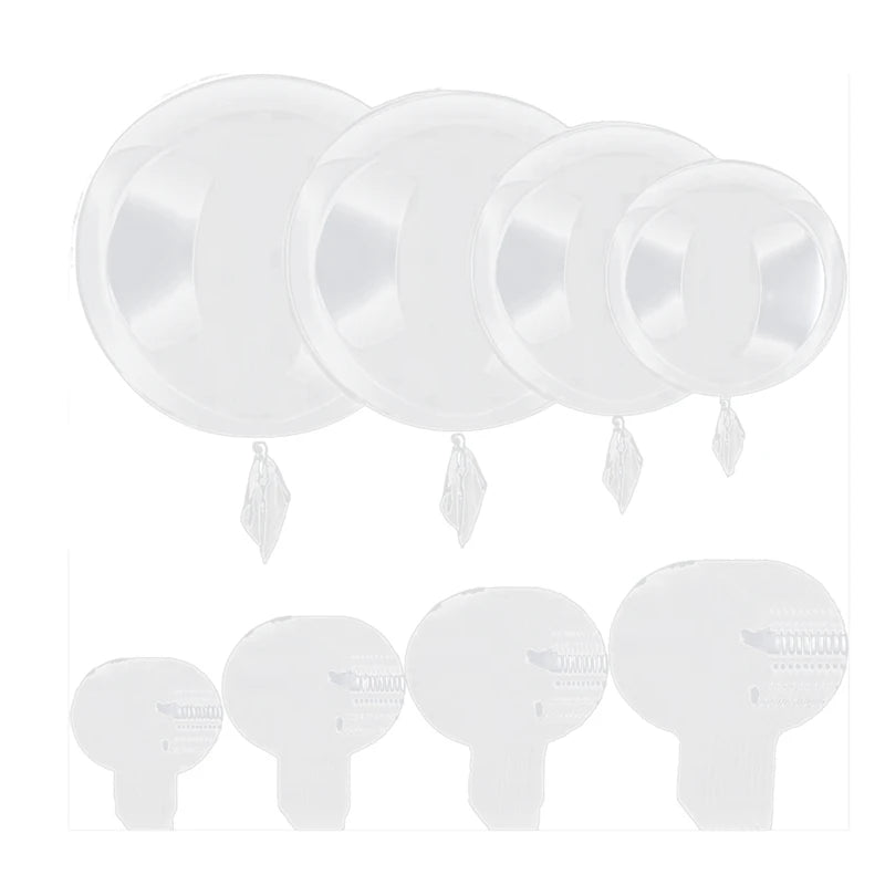 party decorations40 Pcs Balloons Transparent Bubble Balloon Balloons Clean Balloons for Christmas Wedding