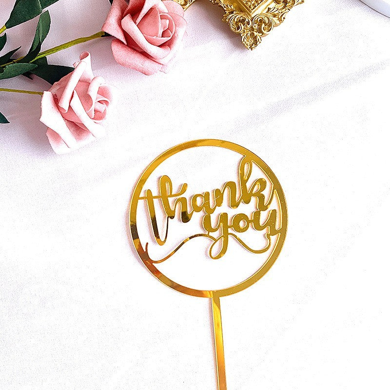 Acrylic Cake Decoration