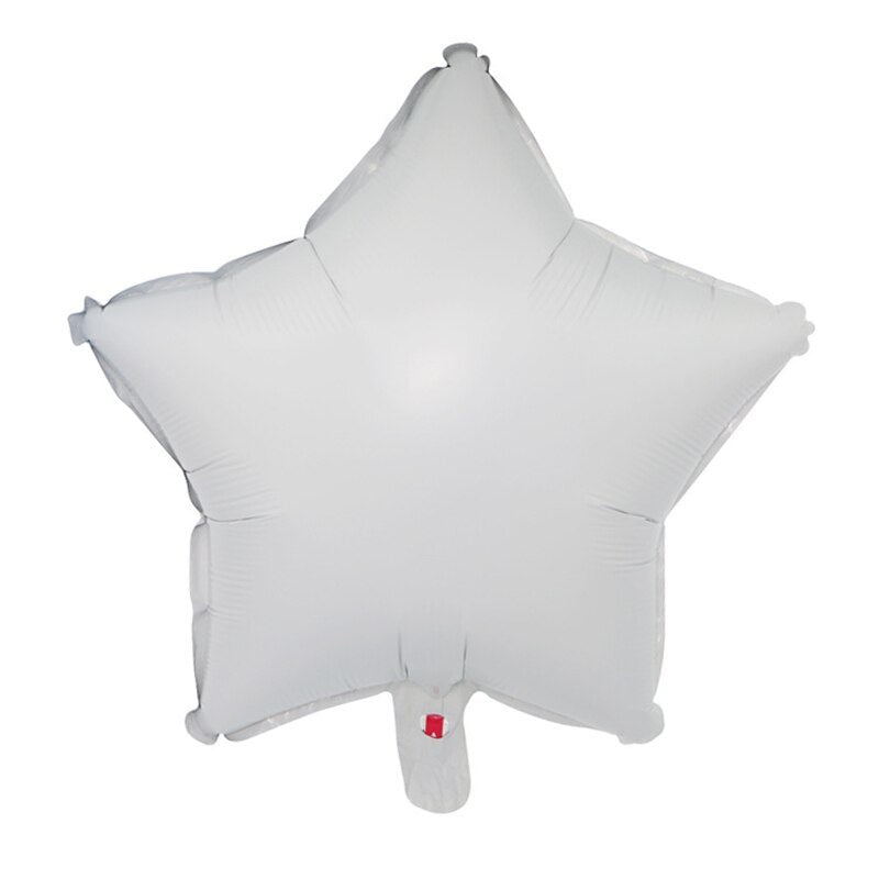Mylar Dove Balloons, White Hearts, White Stars