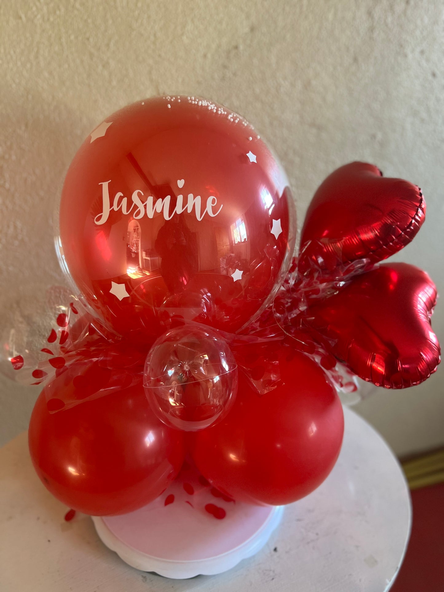 Red Bobo Bouquet Personalized