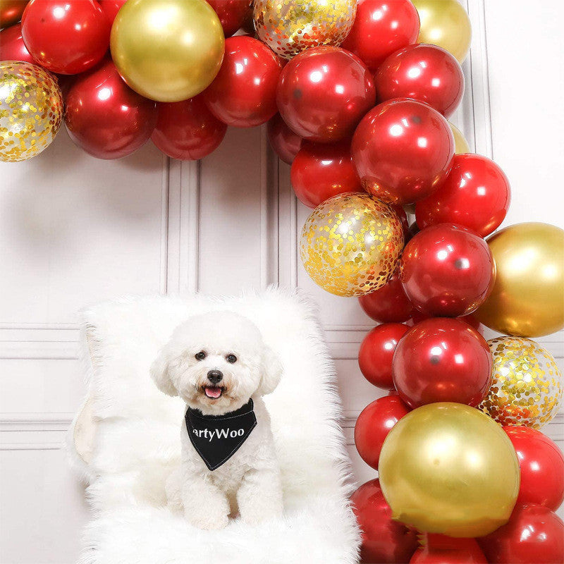 Double Pomegranate Red Balloon Garland Set