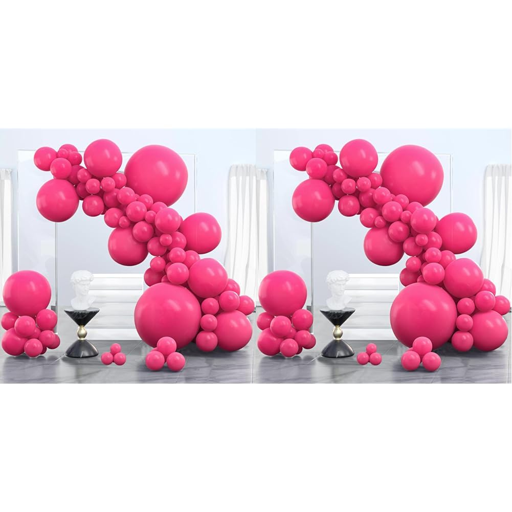 Dusty Pink Balloons 100 pcs Different Sizes of 36 18 12 10 5 Inch also known as Blush Pink and Dusty Rose