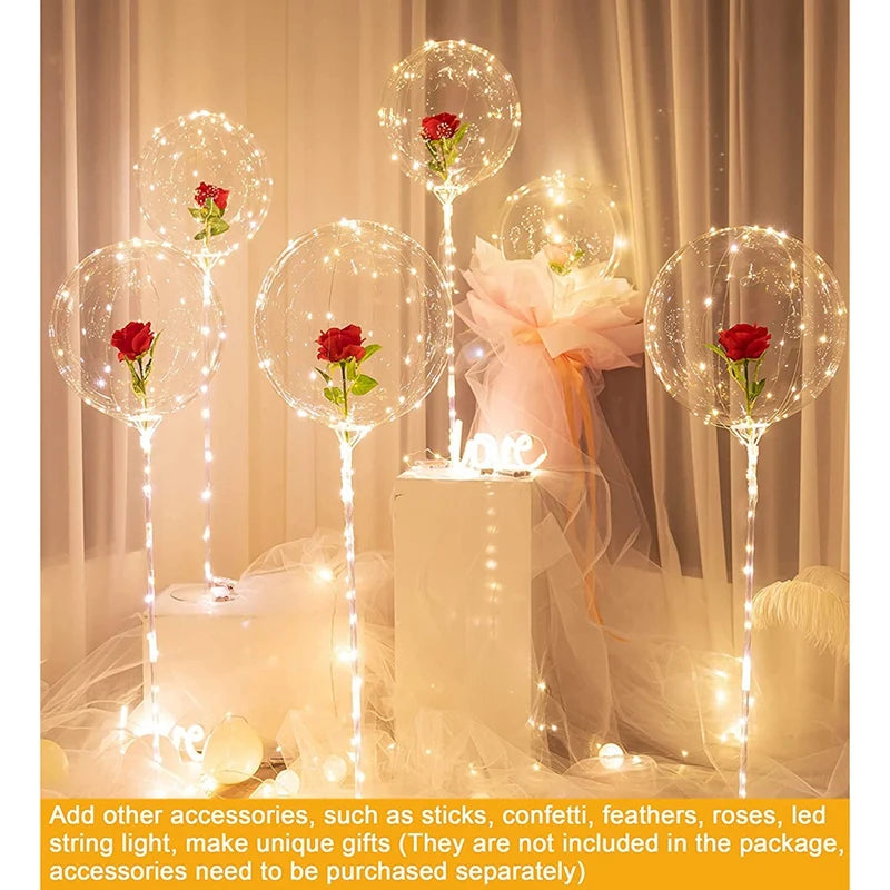 party decorations40 Pcs Balloons Transparent Bubble Balloon Balloons Clean Balloons for Christmas Wedding
