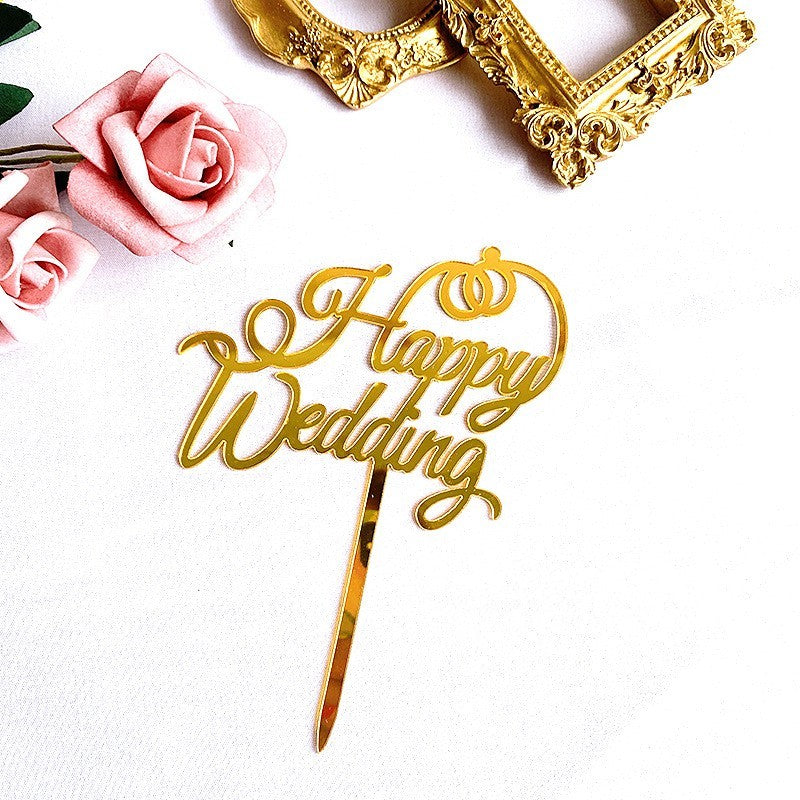 Acrylic Cake Decoration