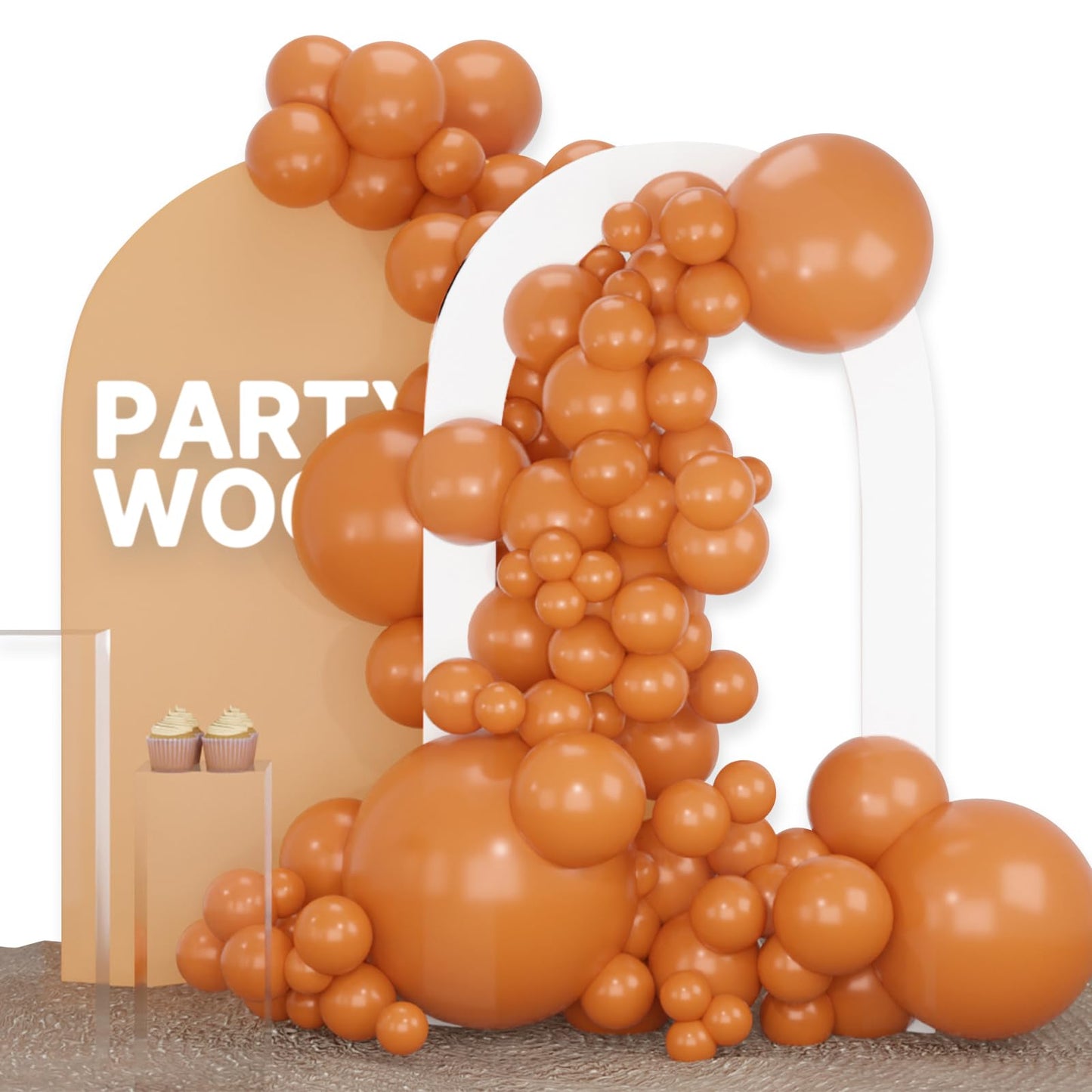 Dusty Pink Balloons 100 pcs Different Sizes of 36 18 12 10 5 Inch also known as Blush Pink and Dusty Rose