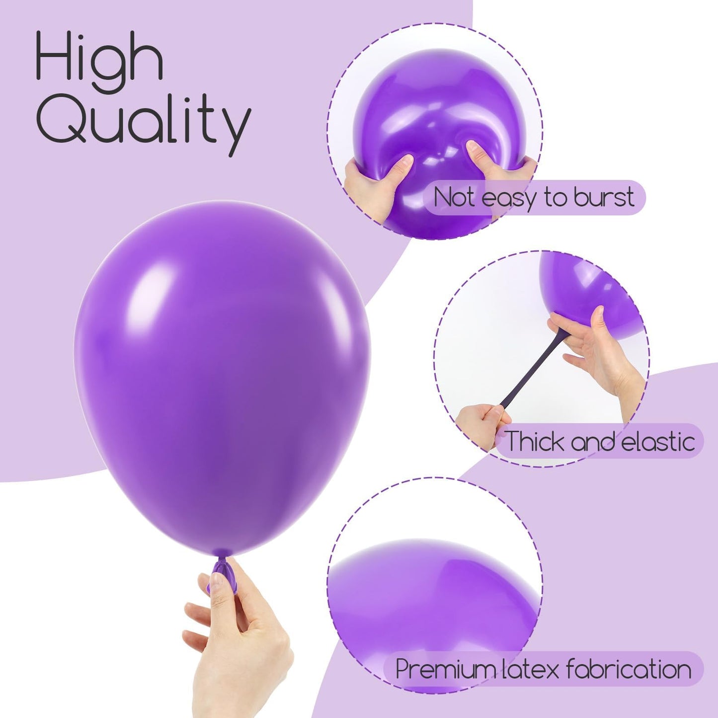 120pc Metallic Balloon Arch Kit, 18 12 10 5 inch Chrome Silver Latex Balloons Different Sizes Metallic Balloon Garland for Wedding Baby Shower Disco Birthday Party Decorations