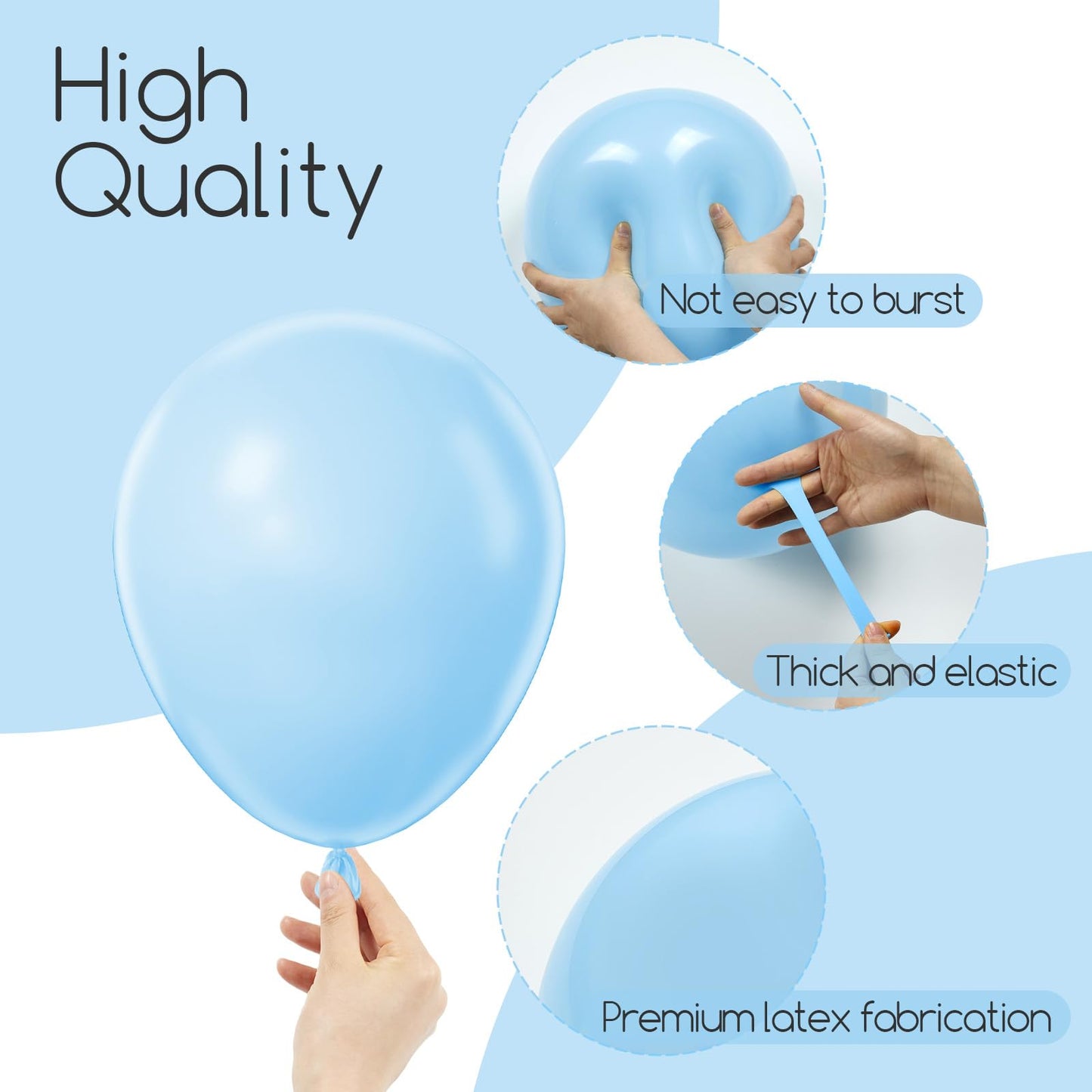 120pc Metallic Balloon Arch Kit, 18 12 10 5 inch Chrome Silver Latex Balloons Different Sizes Metallic Balloon Garland for Wedding Baby Shower Disco Birthday Party Decorations