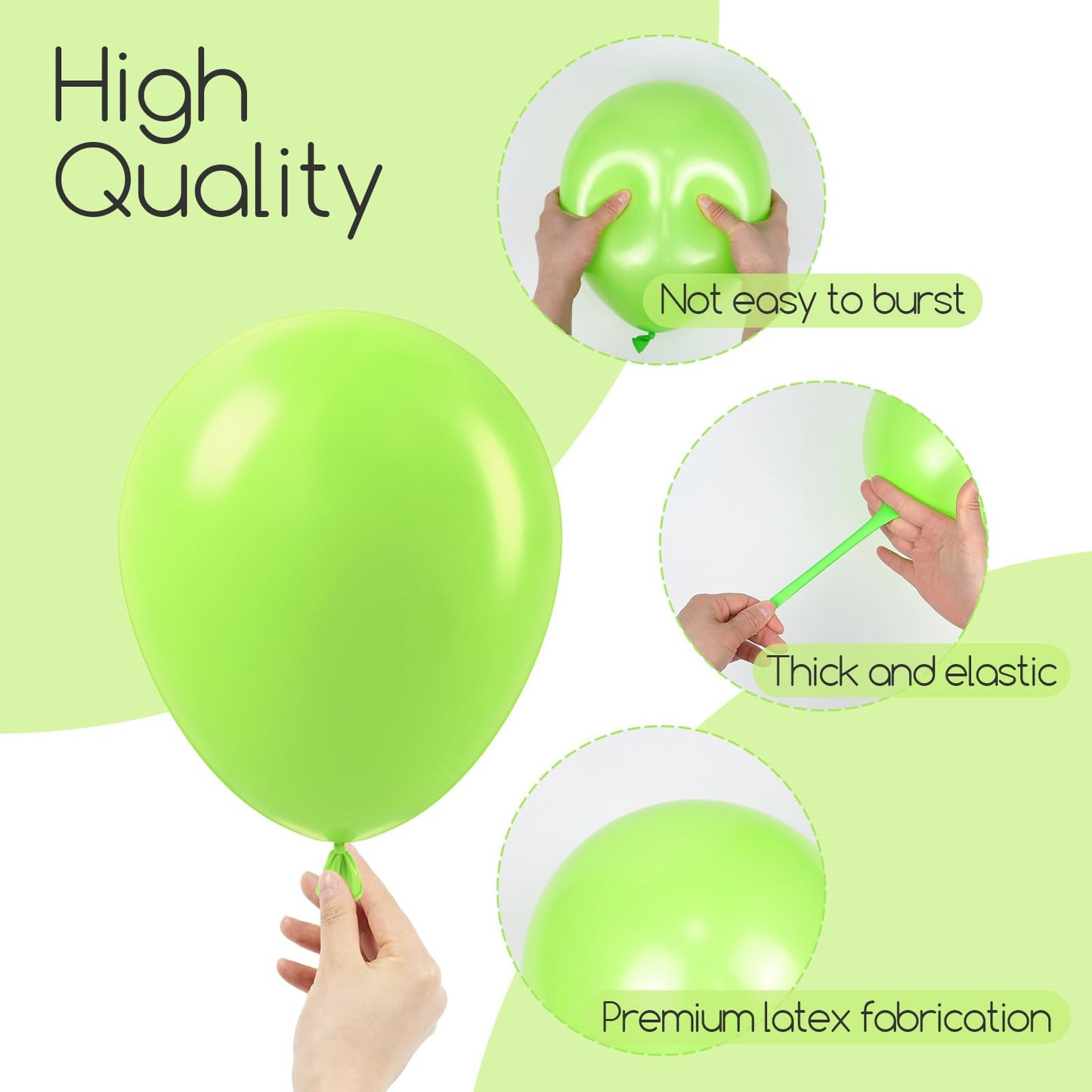 120pc Metallic Balloon Arch Kit, 18 12 10 5 inch Chrome Silver Latex Balloons Different Sizes Metallic Balloon Garland for Wedding Baby Shower Disco Birthday Party Decorations