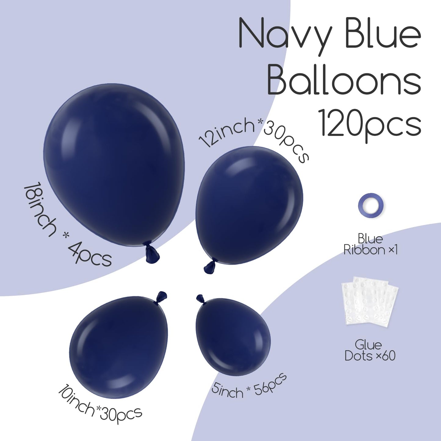 120pc Metallic Balloon Arch Kit, 18 12 10 5 inch Chrome Silver Latex Balloons Different Sizes Metallic Balloon Garland for Wedding Baby Shower Disco Birthday Party Decorations