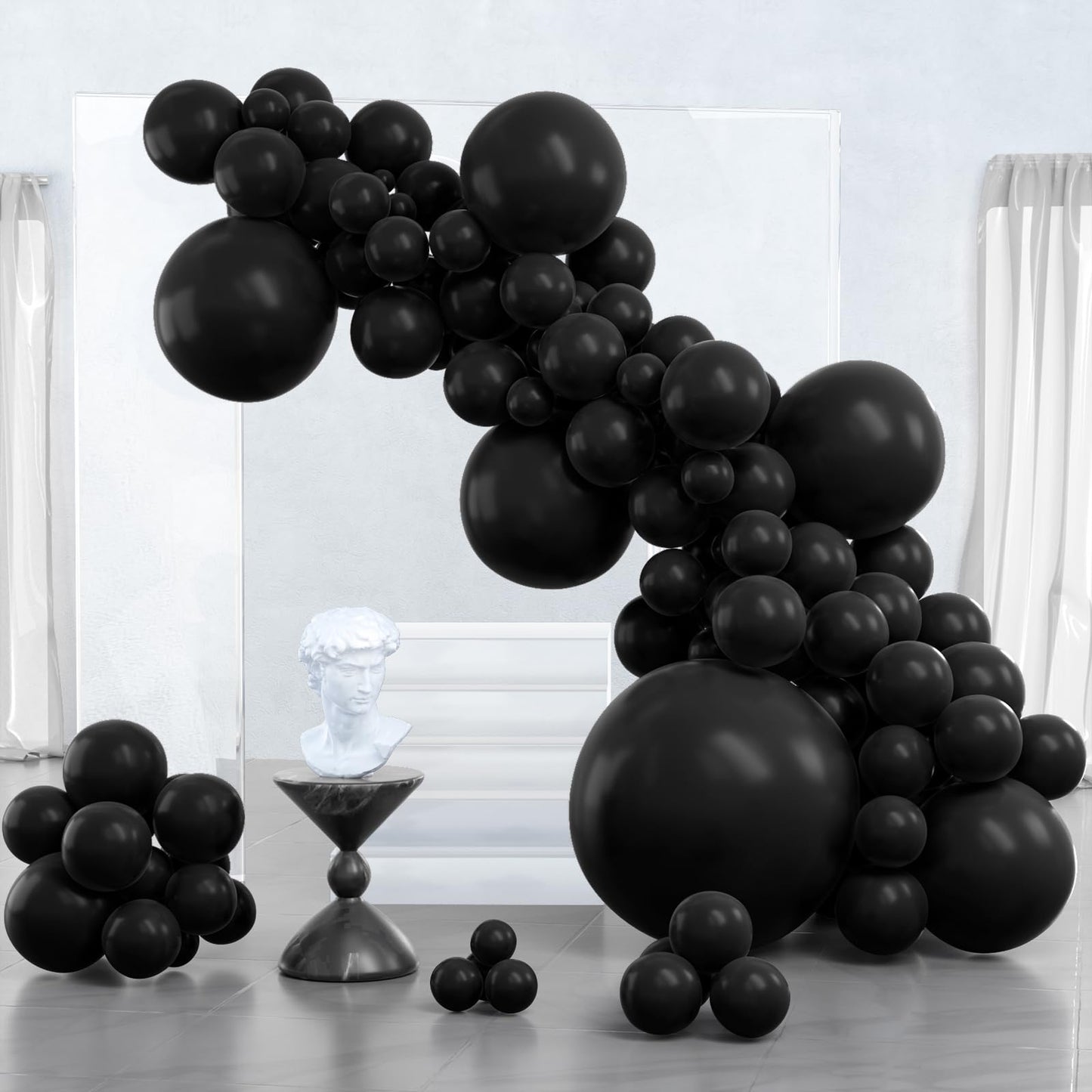 Dusty Pink Balloons 100 pcs Different Sizes of 36 18 12 10 5 Inch also known as Blush Pink and Dusty Rose