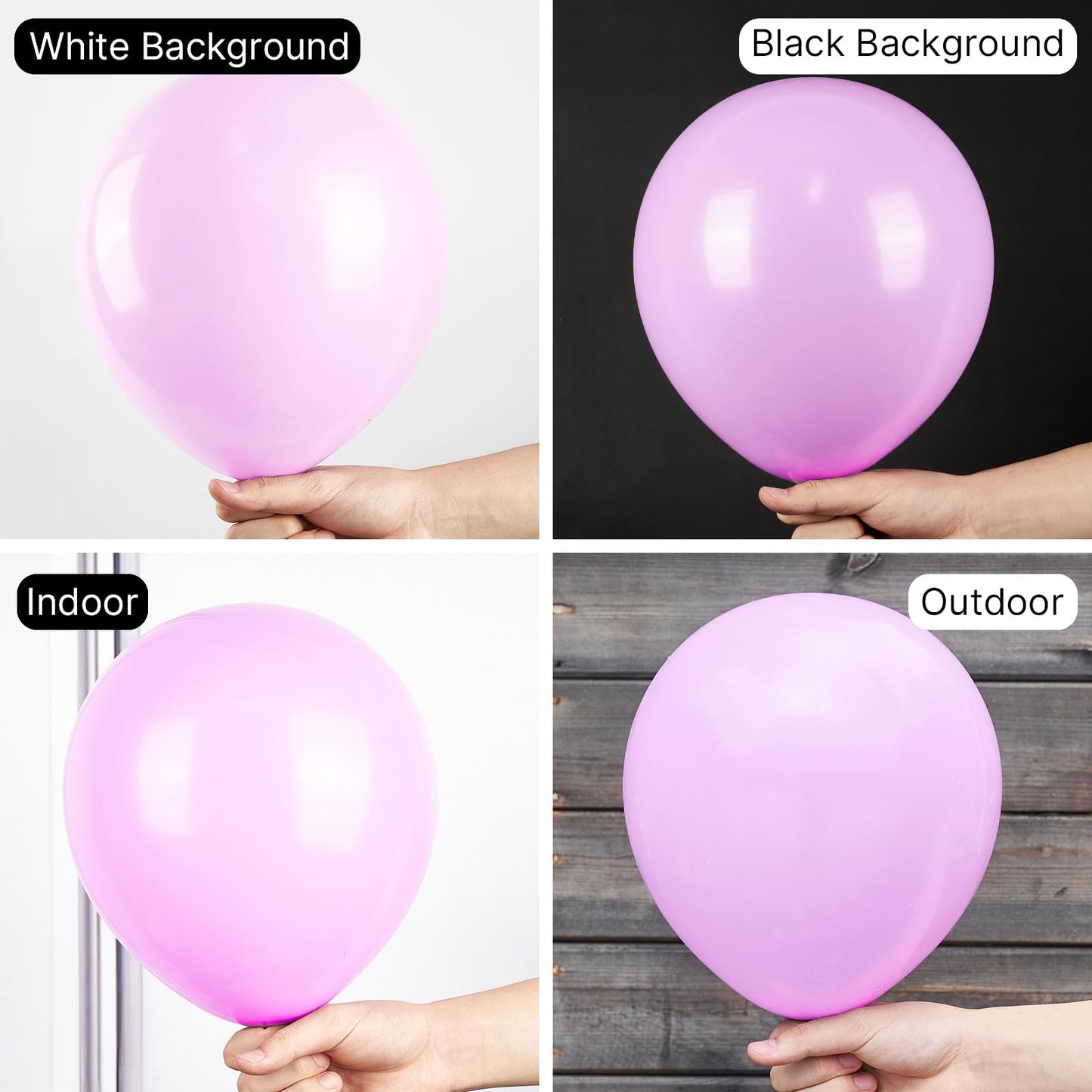 Dusty Pink Balloons 100 pcs Different Sizes of 36 18 12 10 5 Inch also known as Blush Pink and Dusty Rose