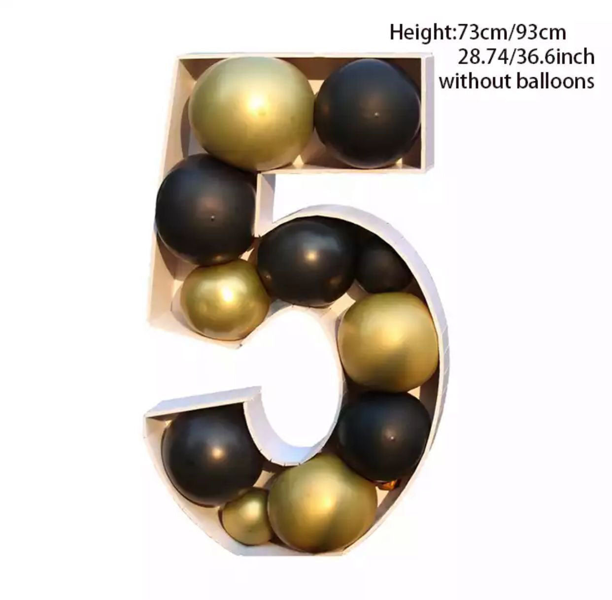 Number Balloon Mosaic