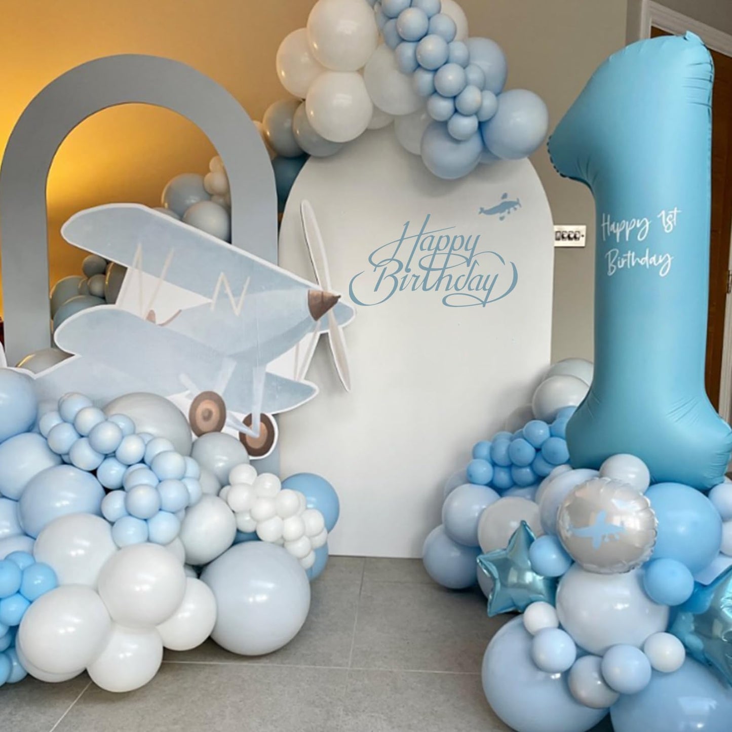 120pc Metallic Balloon Arch Kit, 18 12 10 5 inch Chrome Silver Latex Balloons Different Sizes Metallic Balloon Garland for Wedding Baby Shower Disco Birthday Party Decorations