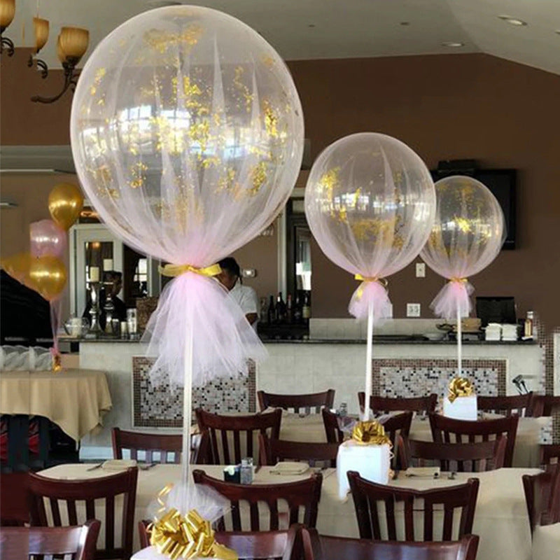 Balloon Centerpiece only (with Clear Acrylic Base)