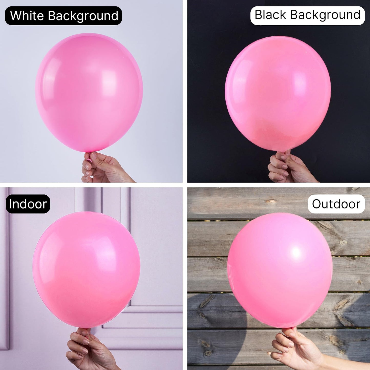 Dusty Pink Balloons 100 pcs Different Sizes of 36 18 12 10 5 Inch also known as Blush Pink and Dusty Rose