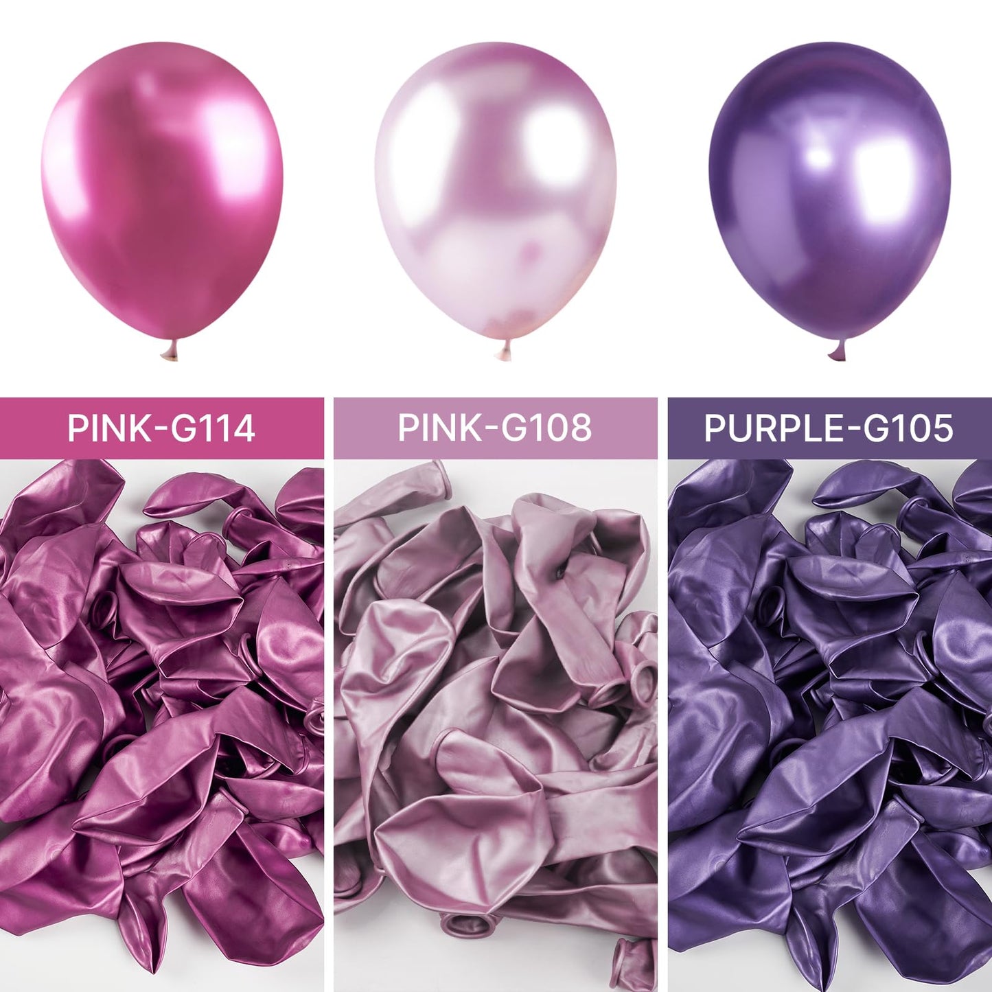 Pale Pink Balloons, 85 pcs Pink Balloons Different Sizes Pack of 18 Inch 12 Inch 10 Inch 5 Inch Pink Latex Balloons