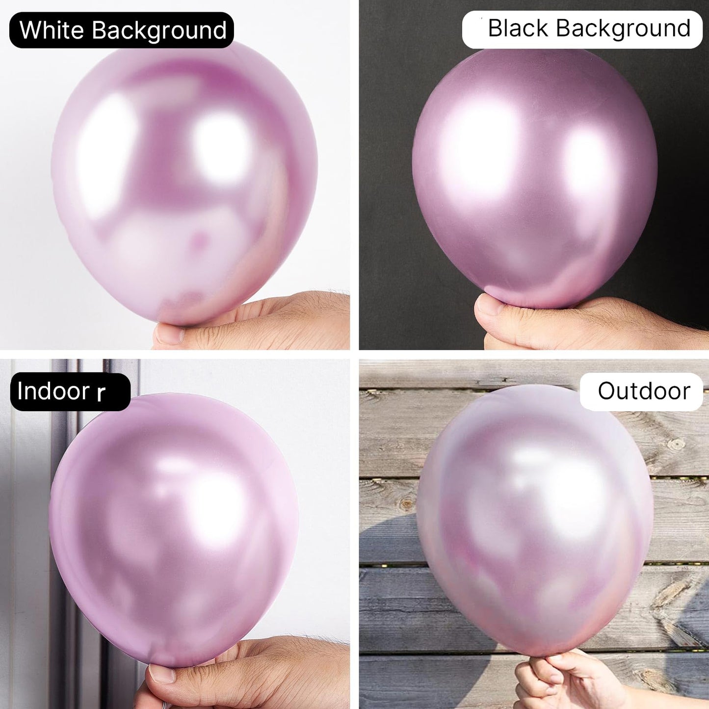 Pale Pink Balloons, 85 pcs Pink Balloons Different Sizes Pack of 18 Inch 12 Inch 10 Inch 5 Inch Pink Latex Balloons