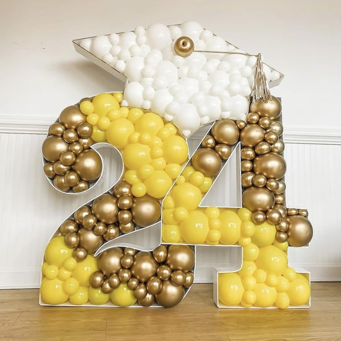 120pc Metallic Balloon Arch Kit, 18 12 10 5 inch Chrome Silver Latex Balloons Different Sizes Metallic Balloon Garland for Wedding Baby Shower Disco Birthday Party Decorations