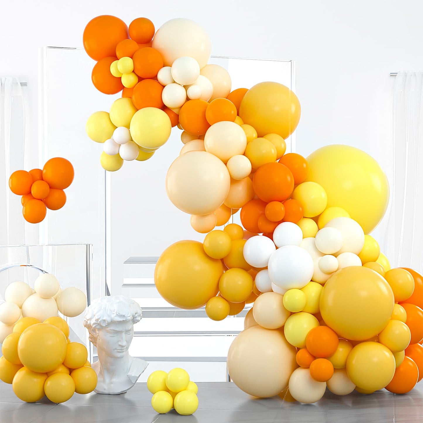 Dusty Pink Balloons 100 pcs Different Sizes of 36 18 12 10 5 Inch also known as Blush Pink and Dusty Rose