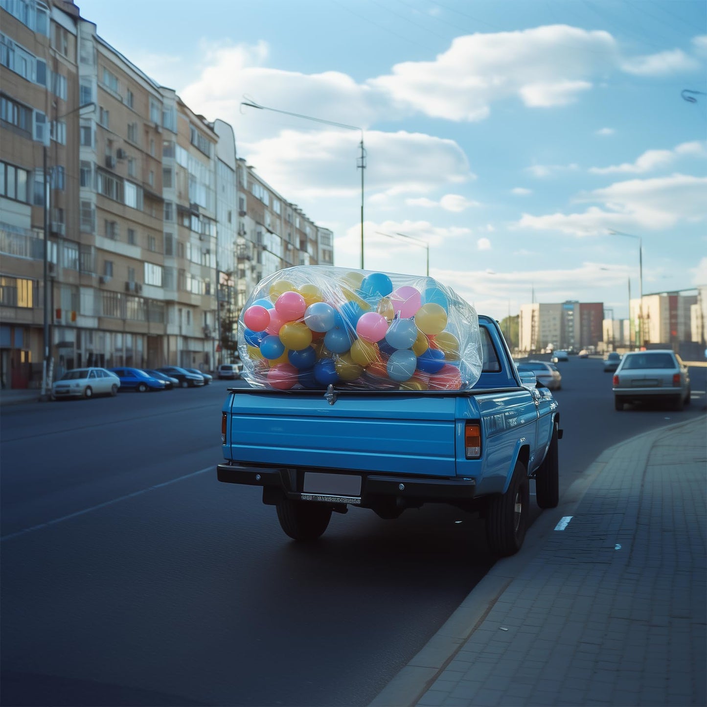 4PCS Balloon Bags,2PCS 98x59IN Balloon Bags for Transport Extra Large and 2PCS 59x47IN Plastic Reusable Clear Drop Storage Bags with Pull Cord
