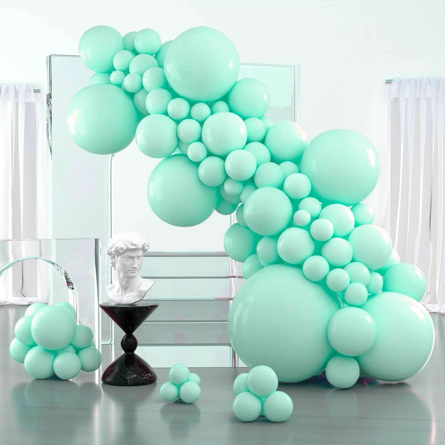 Dusty Pink Balloons 100 pcs Different Sizes of 36 18 12 10 5 Inch also known as Blush Pink and Dusty Rose