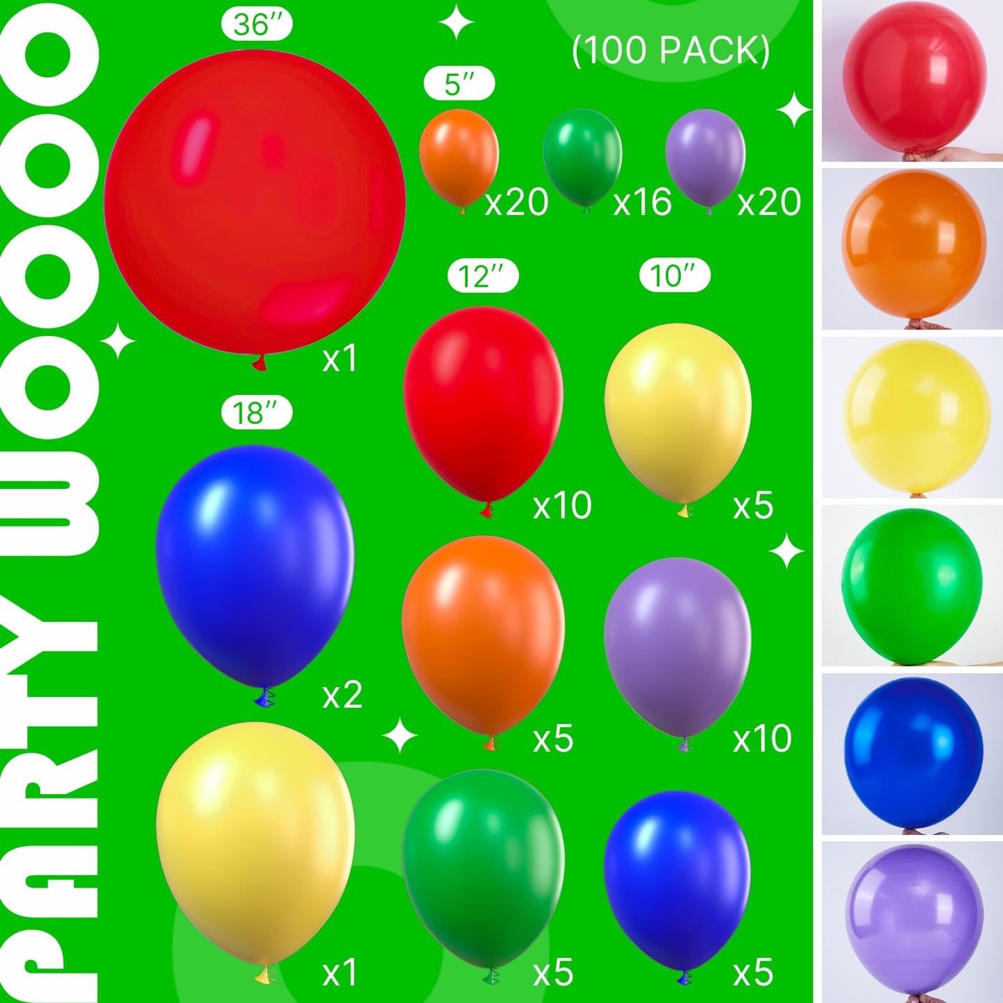 Dusty Pink Balloons 100 pcs Different Sizes of 36 18 12 10 5 Inch also known as Blush Pink and Dusty Rose