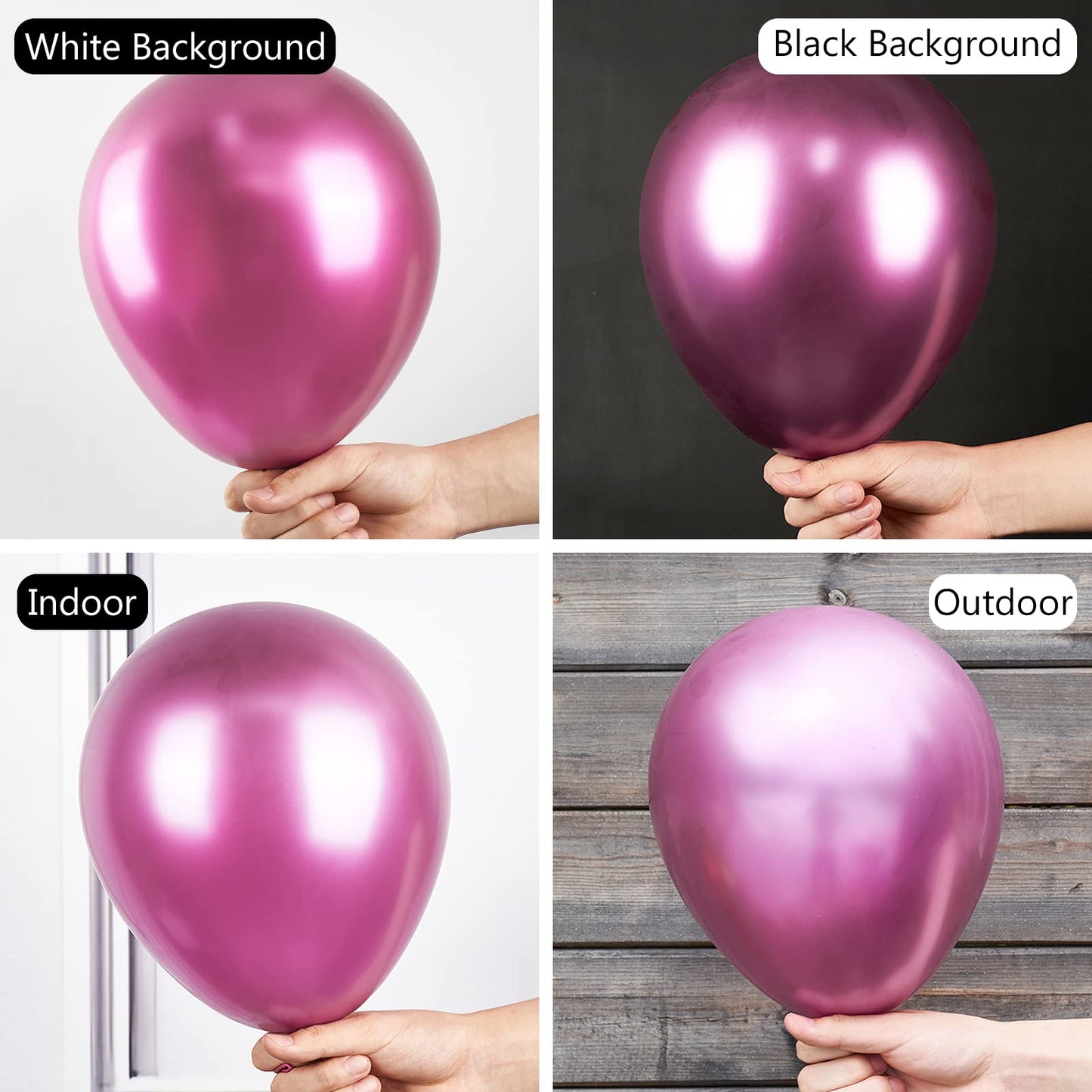 Pale Pink Balloons, 85 pcs Pink Balloons Different Sizes Pack of 18 Inch 12 Inch 10 Inch 5 Inch Pink Latex Balloons