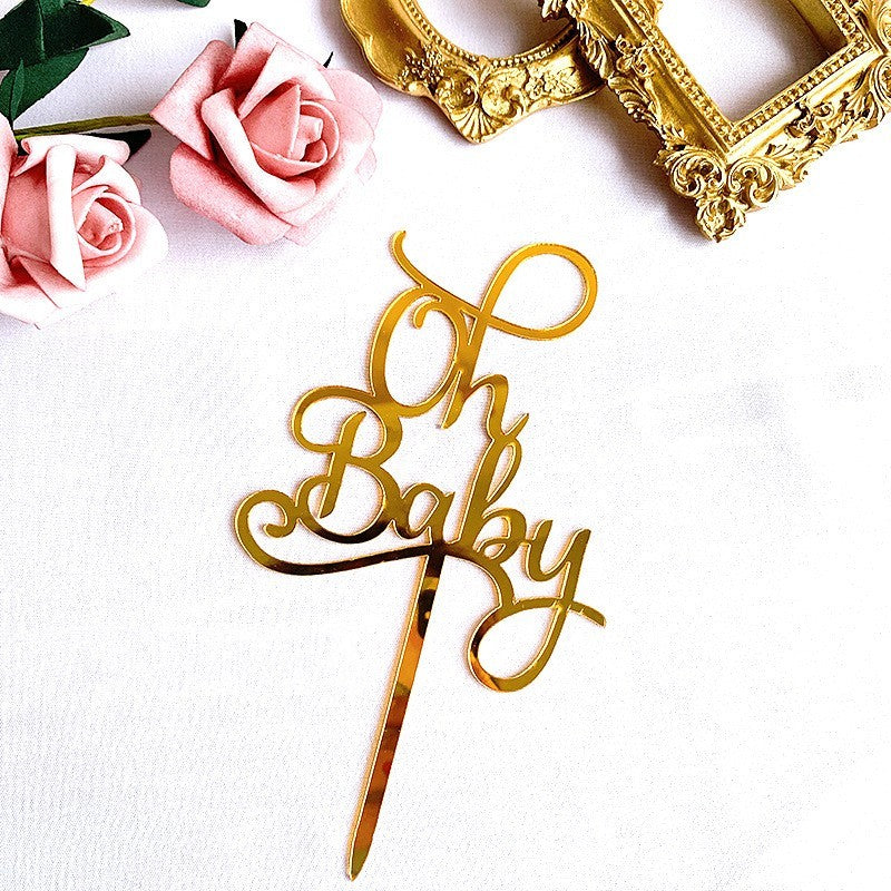 Acrylic Cake Decoration