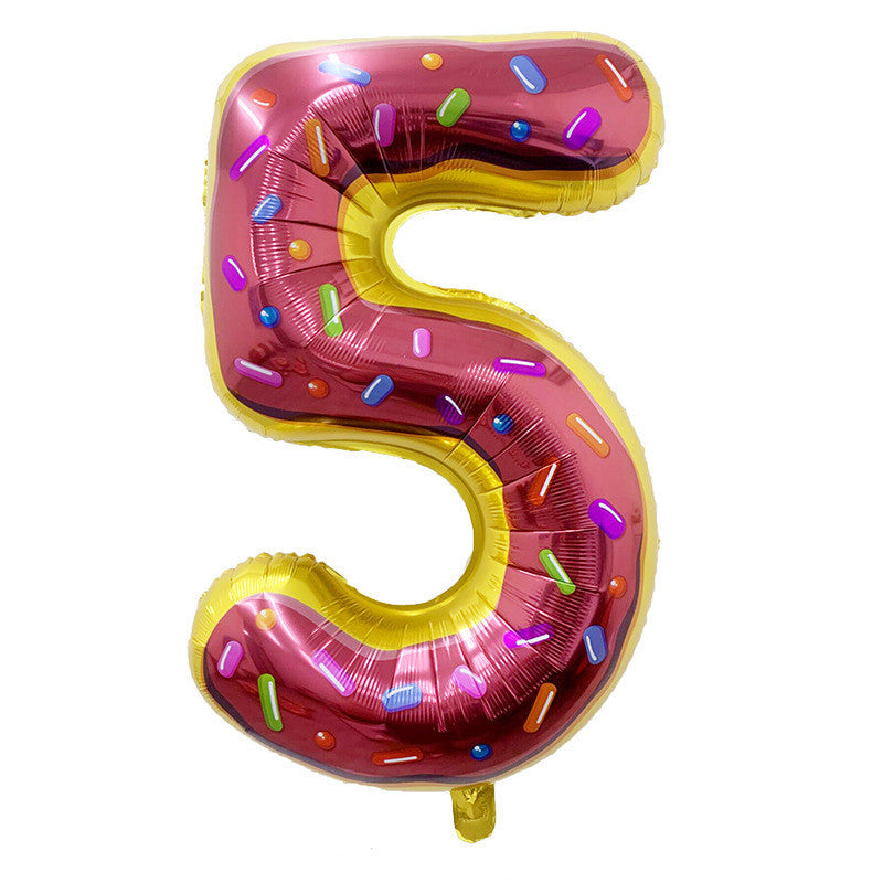32inch Ice Cream Shop Number Balloon