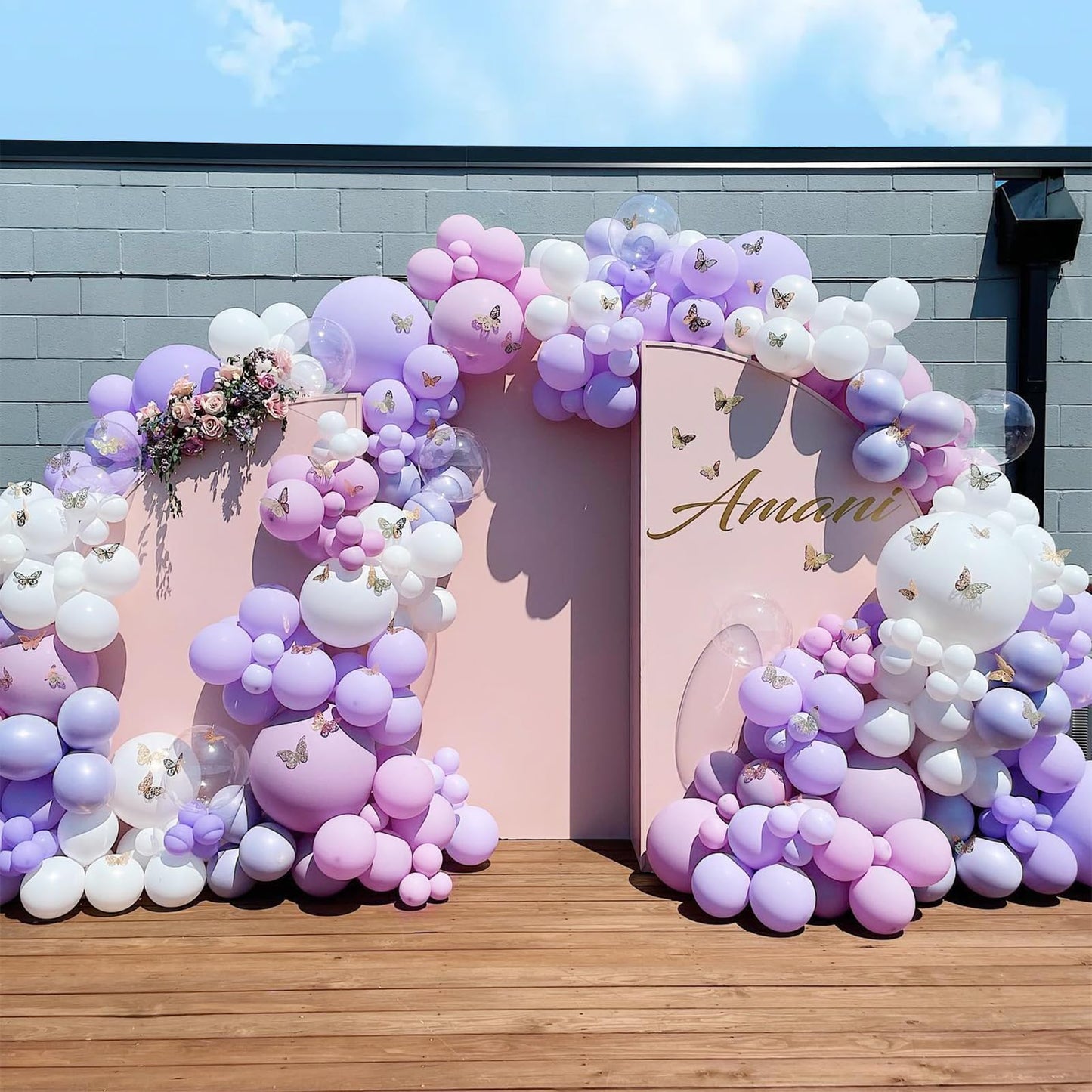 120pc Metallic Balloon Arch Kit, 18 12 10 5 inch Chrome Silver Latex Balloons Different Sizes Metallic Balloon Garland for Wedding Baby Shower Disco Birthday Party Decorations