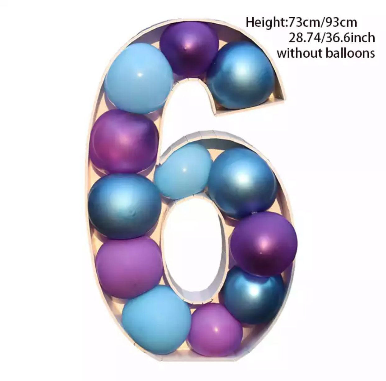 Number Balloon Mosaic