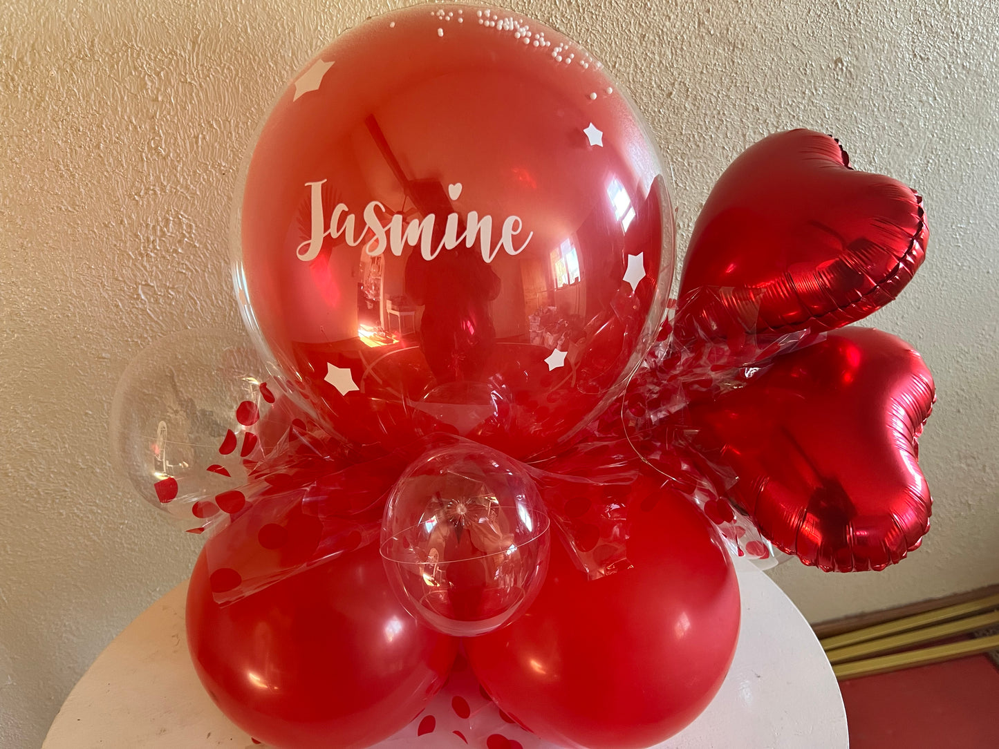 Red Bobo Bouquet Personalized