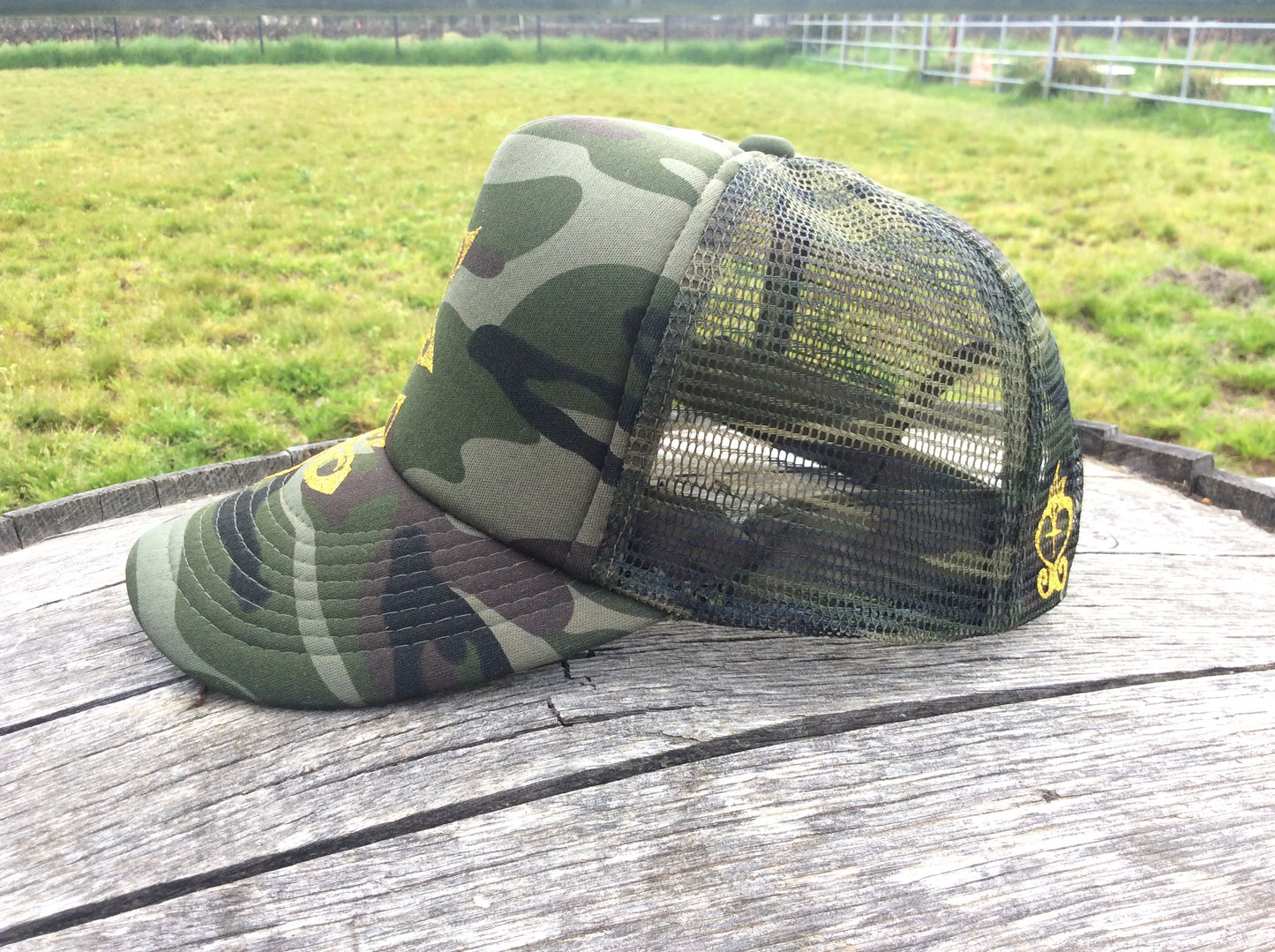 Tiare Plumeria Camo Hat