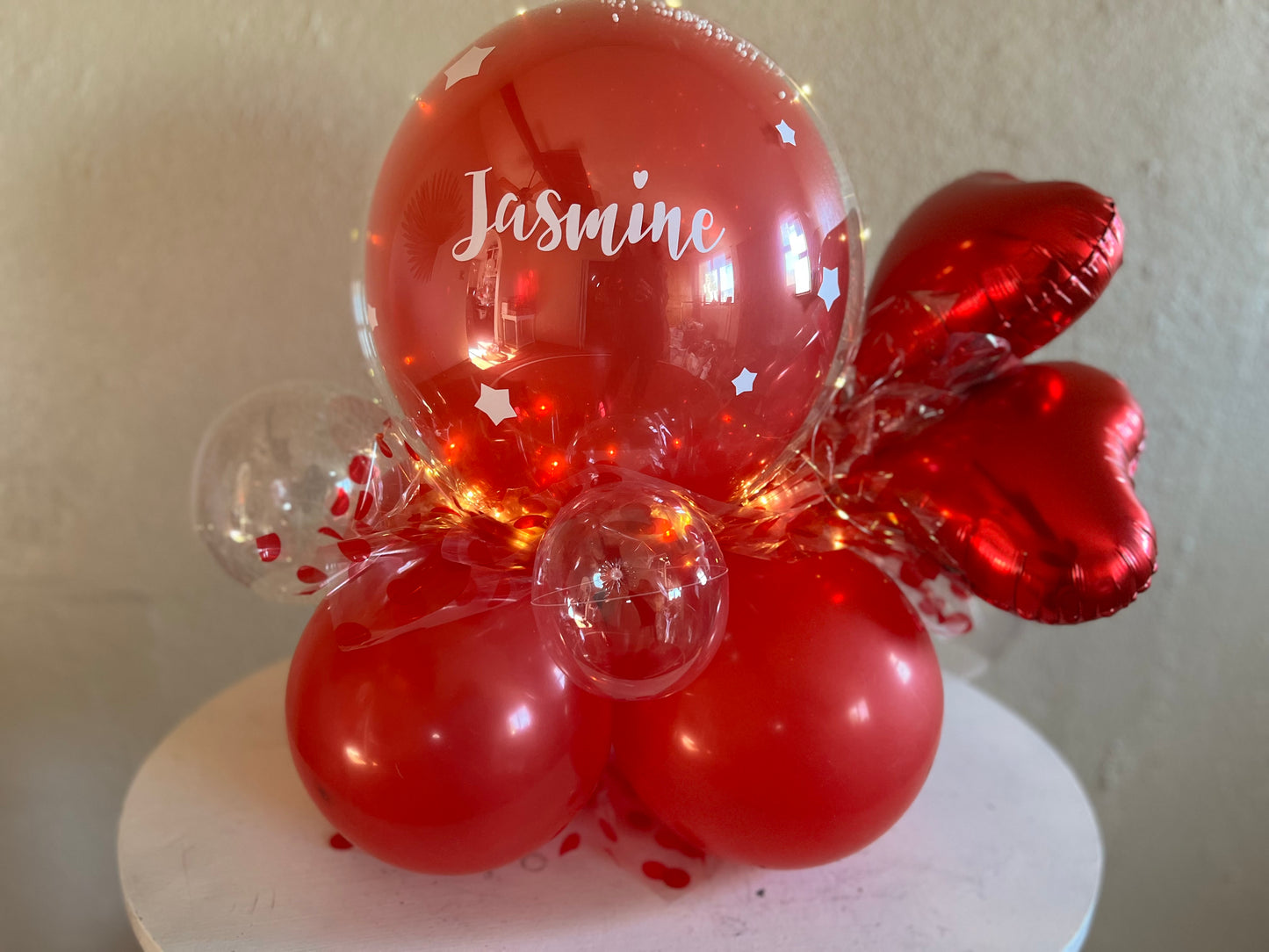 Red Bobo Bouquet Personalized