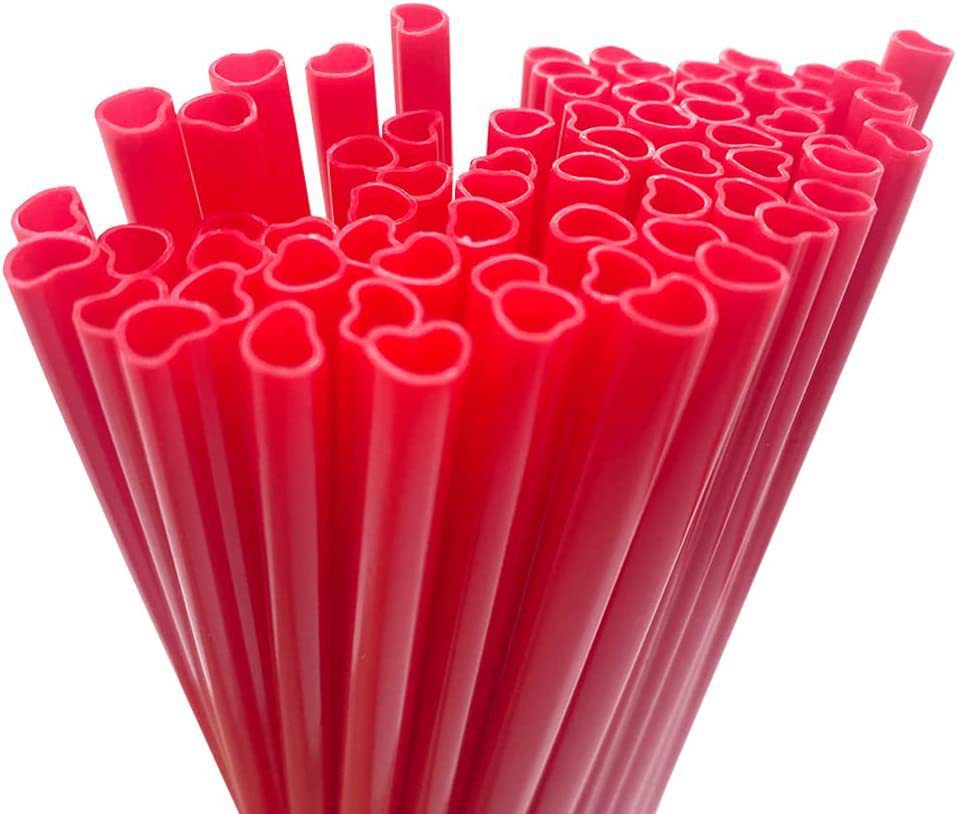 Heart-shaped Straws