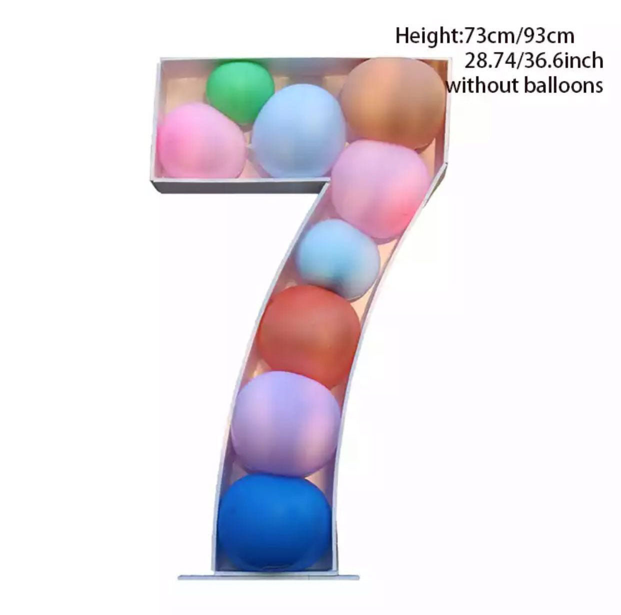 Number Balloon Mosaic