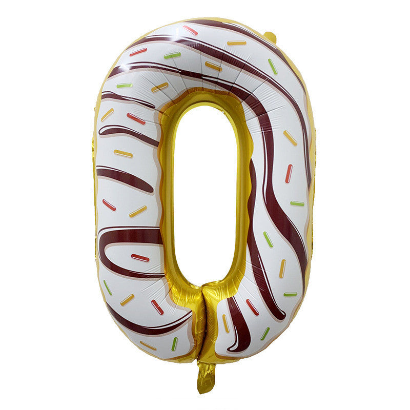 32inch Ice Cream Shop Number Balloon