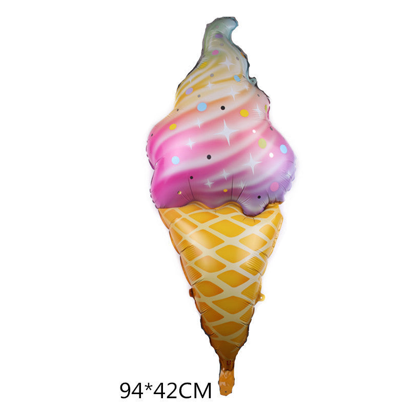 32inch Ice Cream Shop Number Balloon