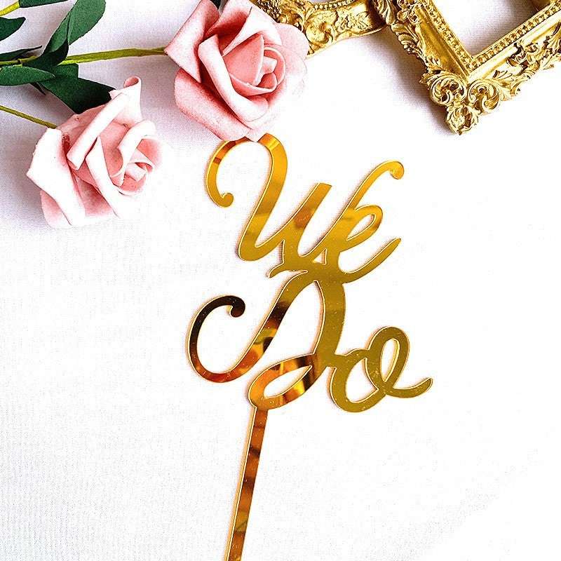 Acrylic Cake Decoration