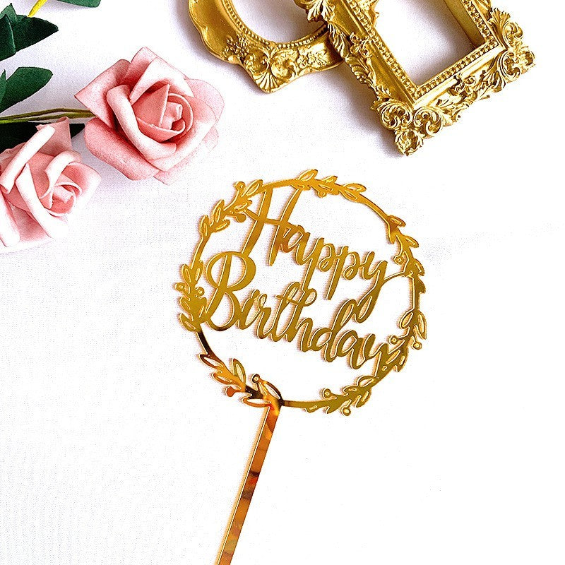 Acrylic Cake Decoration