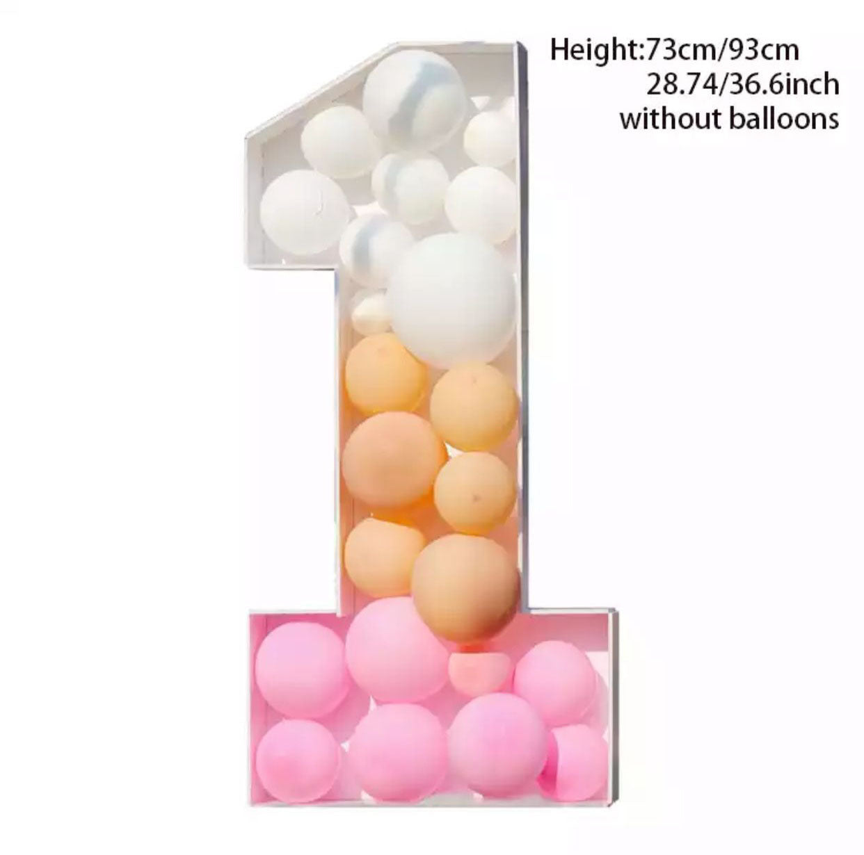 Number Balloon Mosaic
